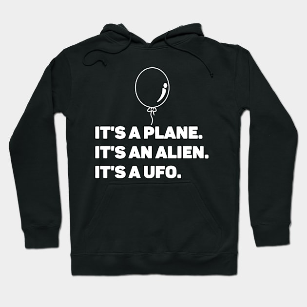 Funny UFO Balloon Meme Hoodie by JB.Collection